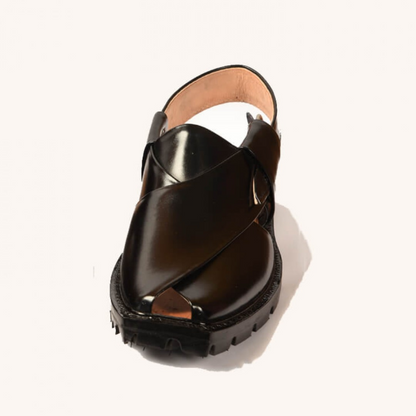 High Lustre Black Quetta Norozi Chappal – 092333