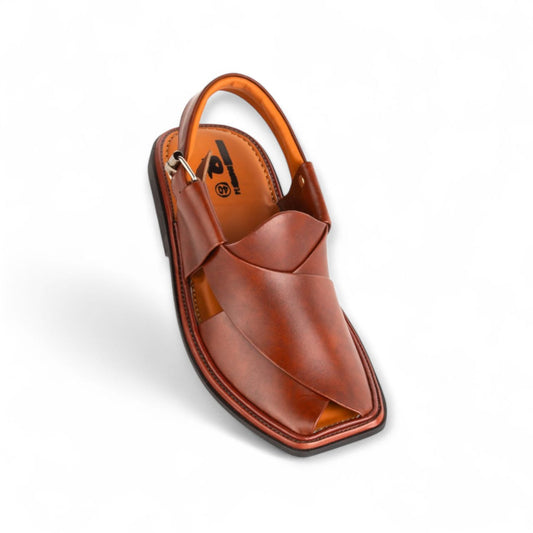 Mustard Round Shape Peshawar Zalmi Chappal – 09293